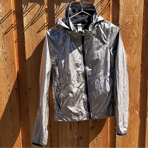 Ivivva Other - Ivivva Lululemon Metallic Silver Jacket Kids Size 12 Prev. ❤️